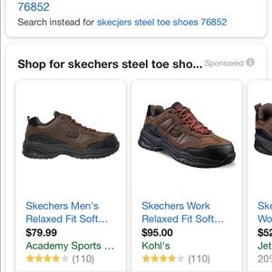 skechers work shoes at academy